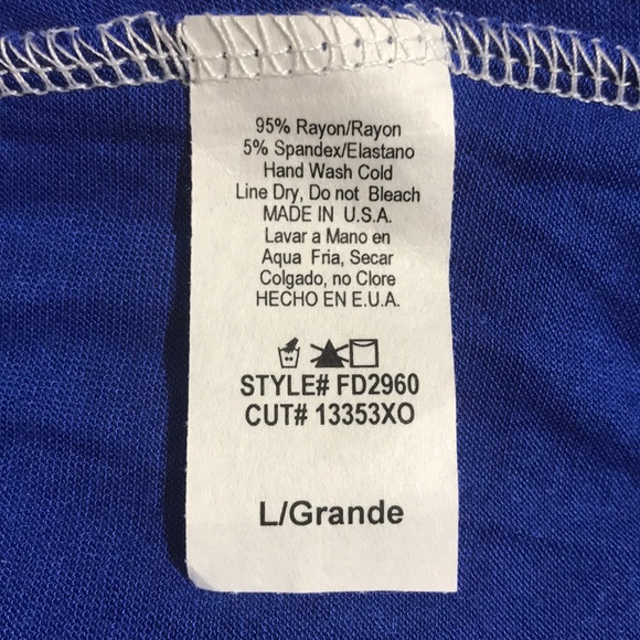 RED WHITE AND BLUE MAXI DRESS - Picture 3 of 4